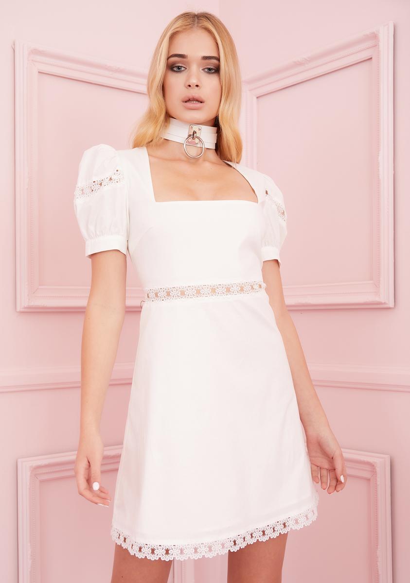 Sugar Thrillz Milk Maid Romantic Dress White Dolls Kill Sugar Thrillz Milk Maid Romantic Dress White Dolls Kill
