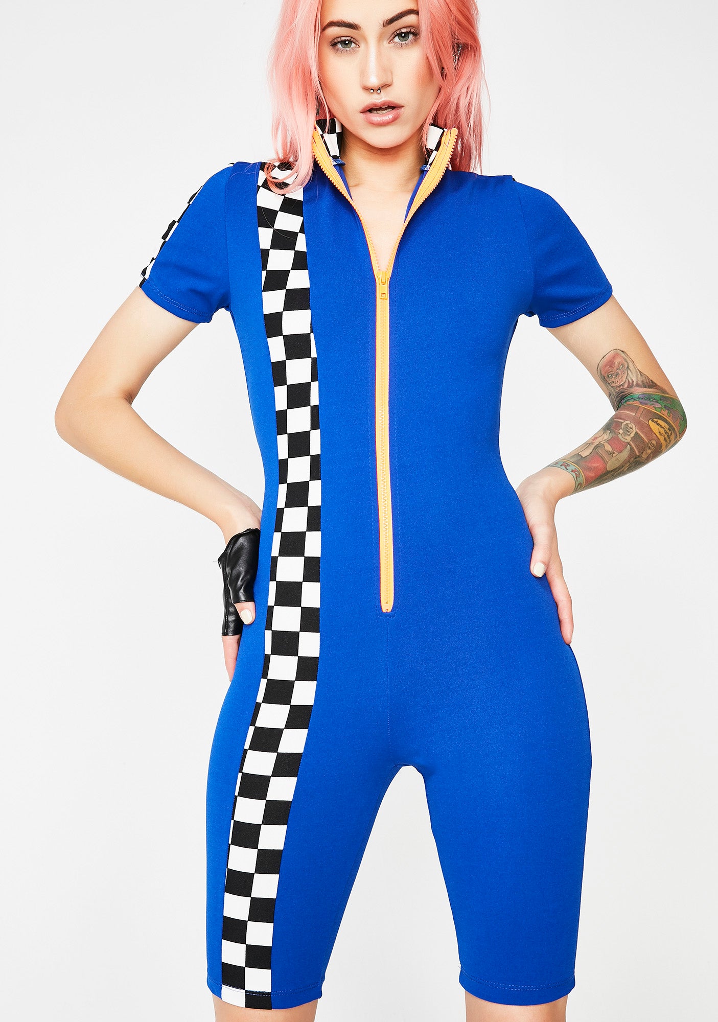 Speeding Plunging Catsuit