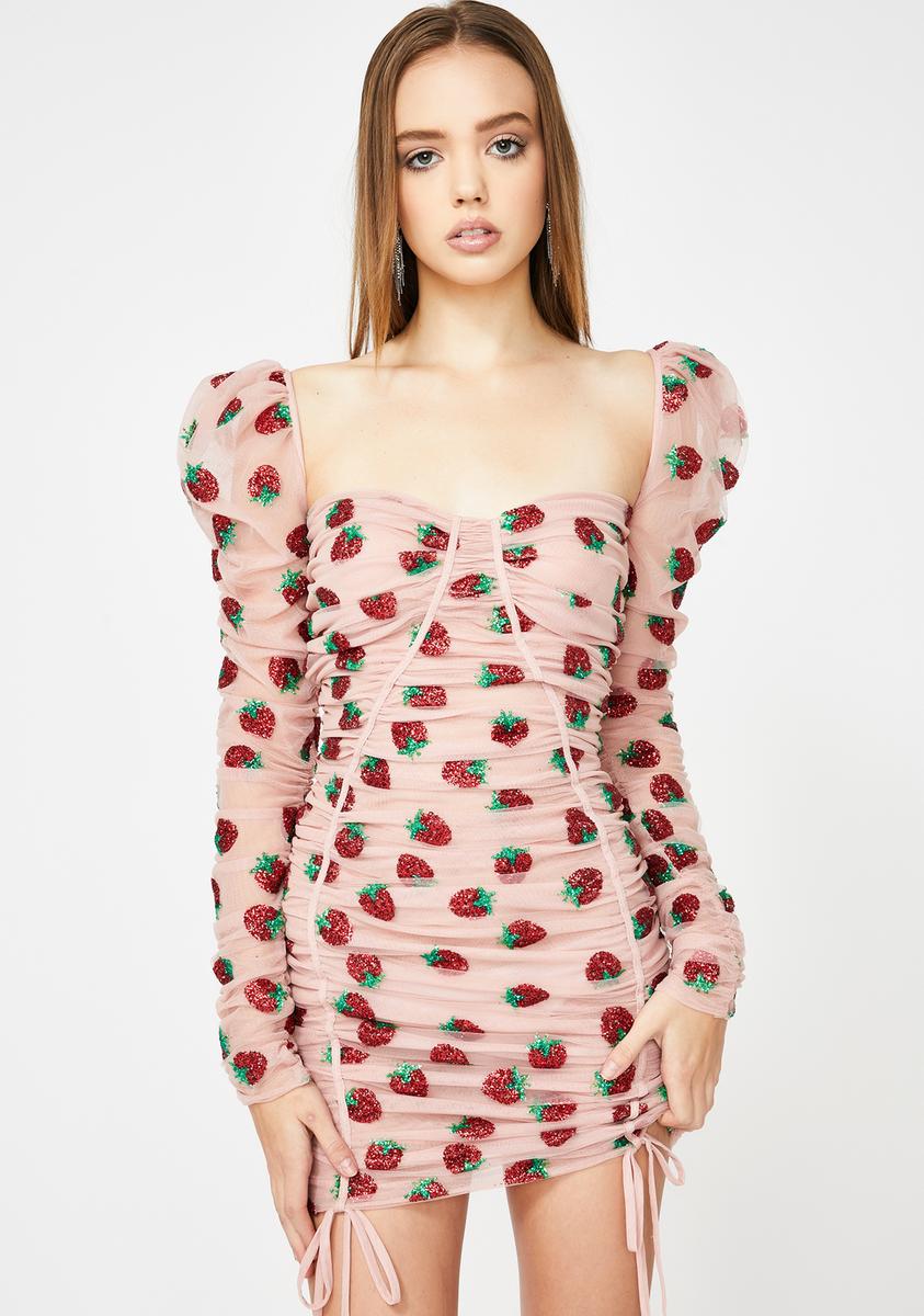 Lirika Matoshi Strawberry Mini Dress – Dolls Kill Lirika Matoshi Strawberry Mini Dress – Dolls Kill