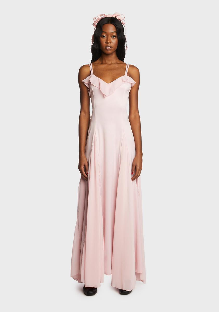 dark pink silk dress DOLLY SATIN MINI DRESS IN LIGHT PINK AKIRA