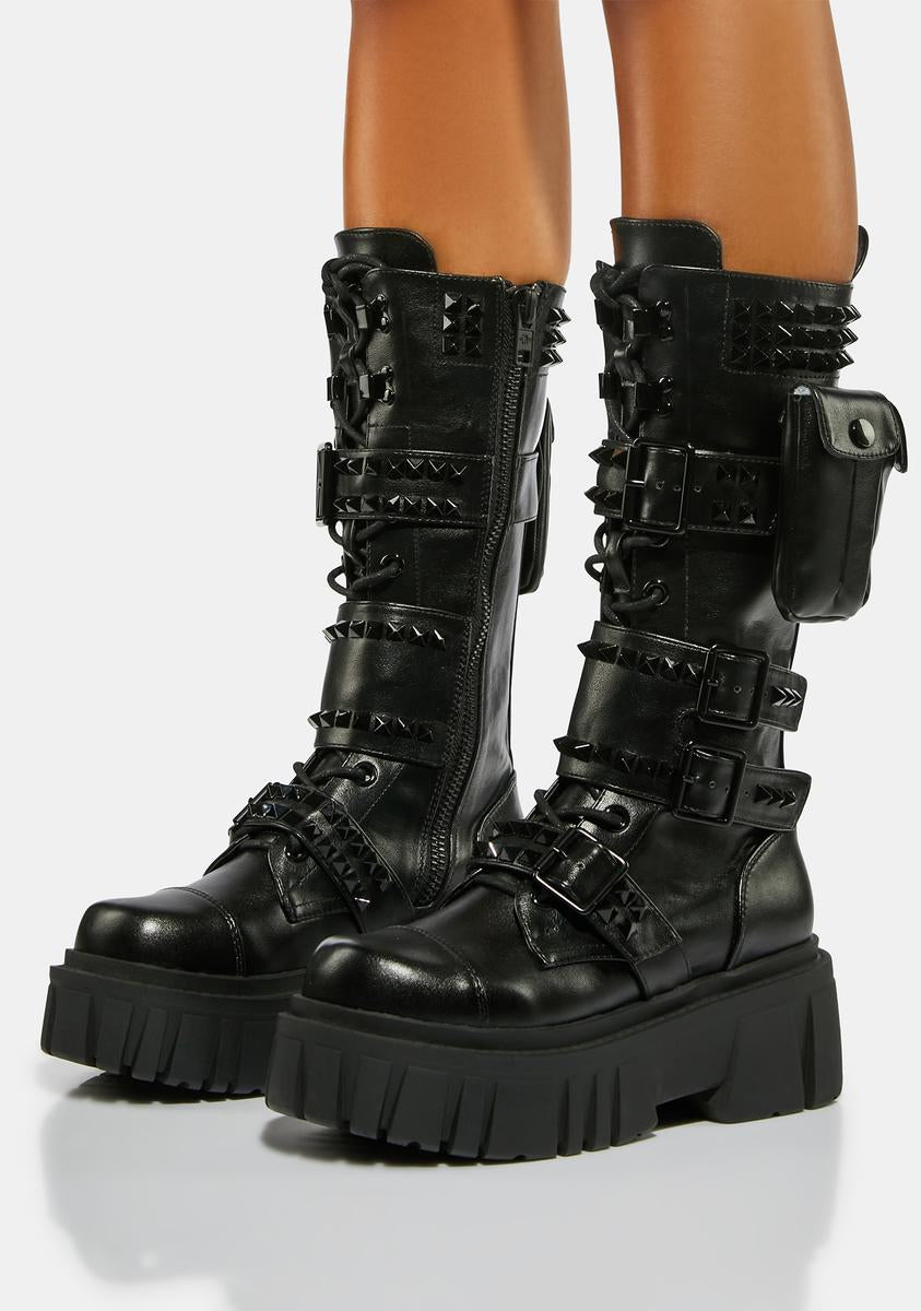 Dolls kill combat boots clearance