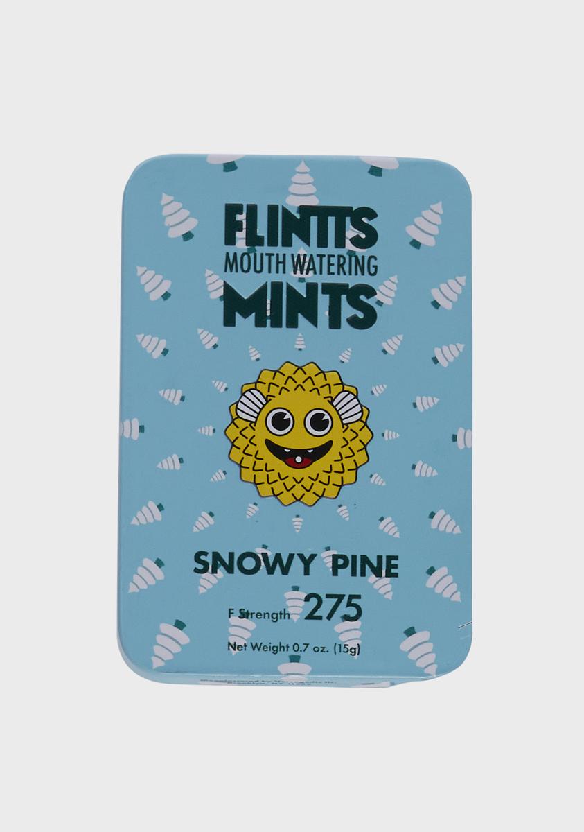 Flintts Mints Snowy Pine Mouth Watering Mints Blue Dolls Kill