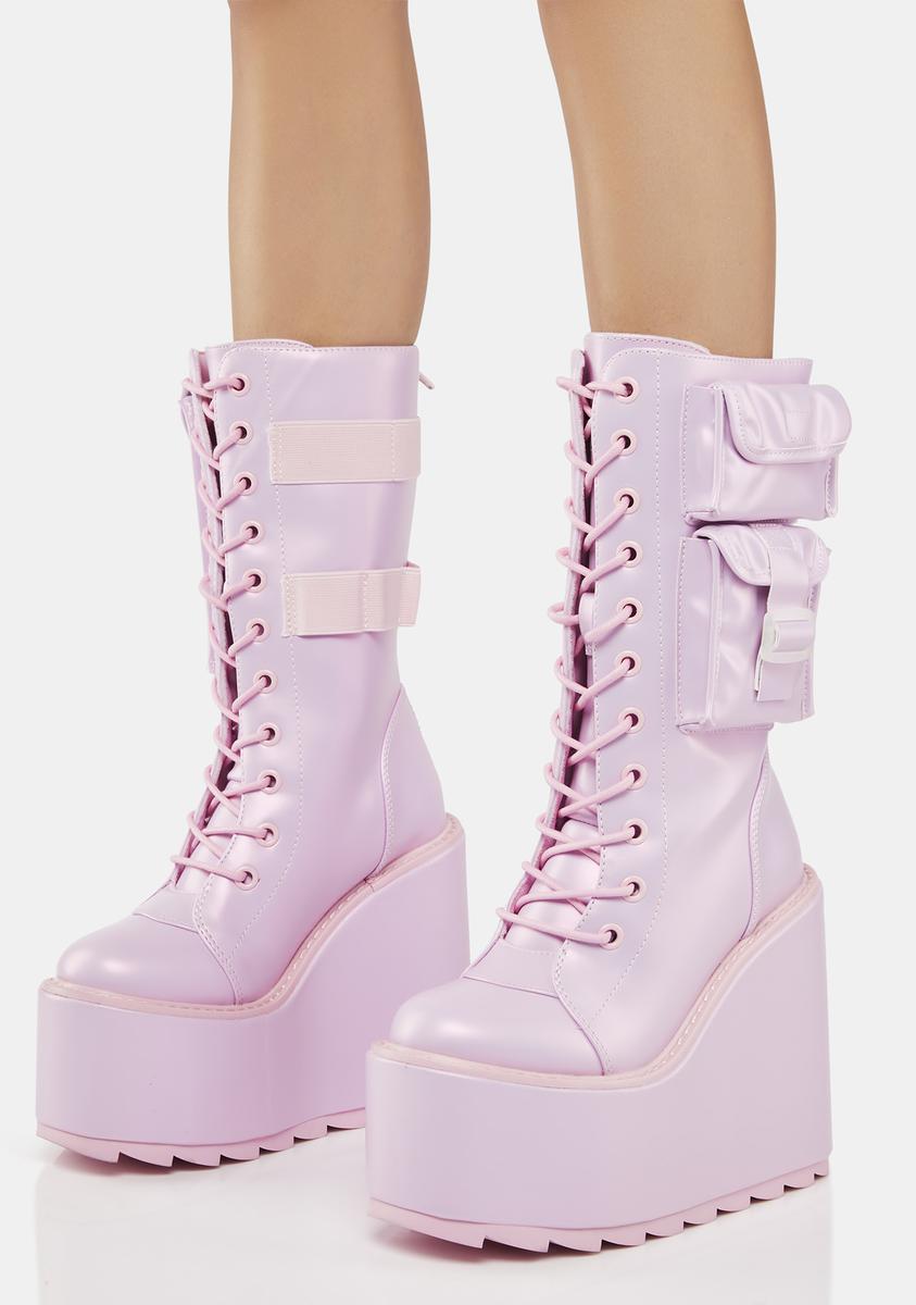 Pink pearl boots Clearance