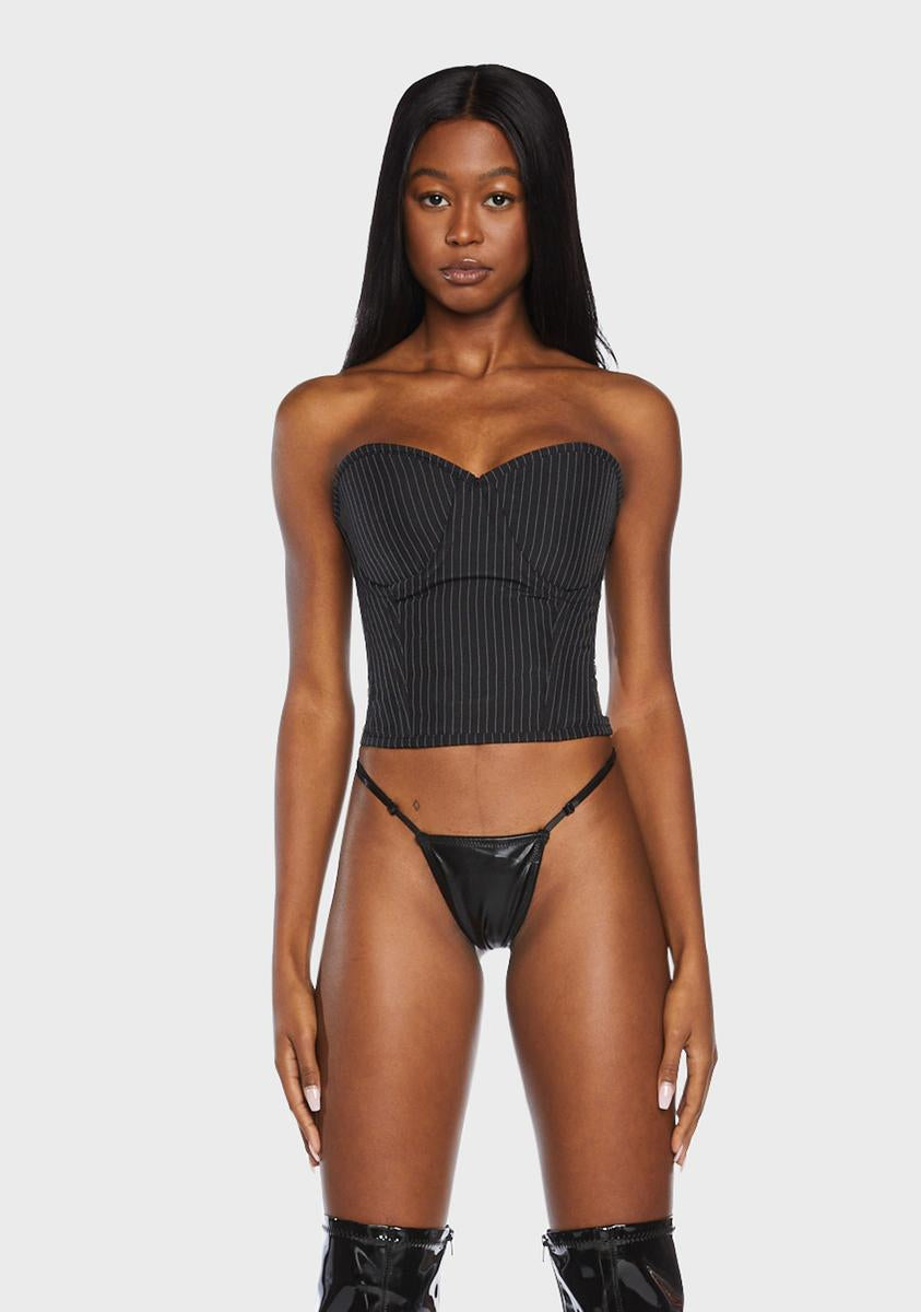 Bustier underwire best sale top