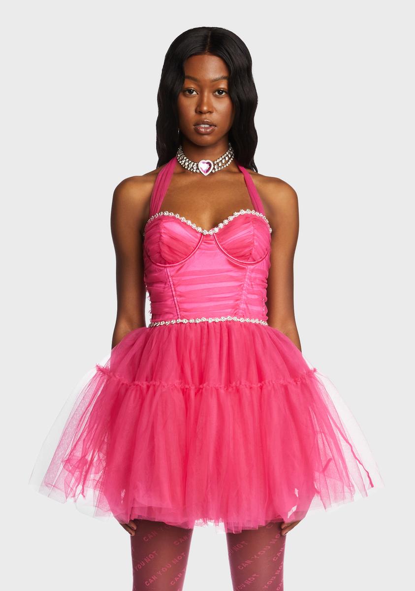 sugar pink dress Sugar Plum Gown Teuta Matoshi