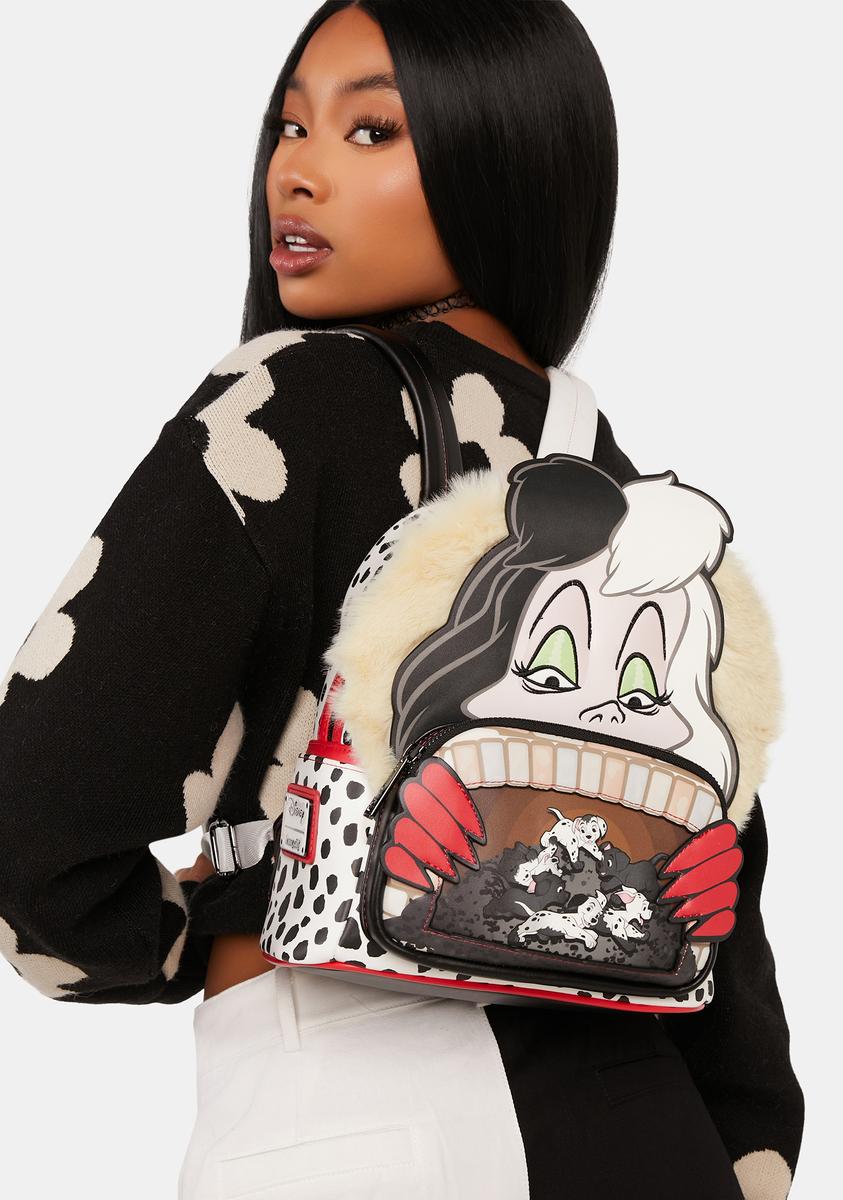 Loungefly 101 Dalmatians Cruella Devil Backpack Loungefly 101 Dalmatians Cruella Devil Backpack