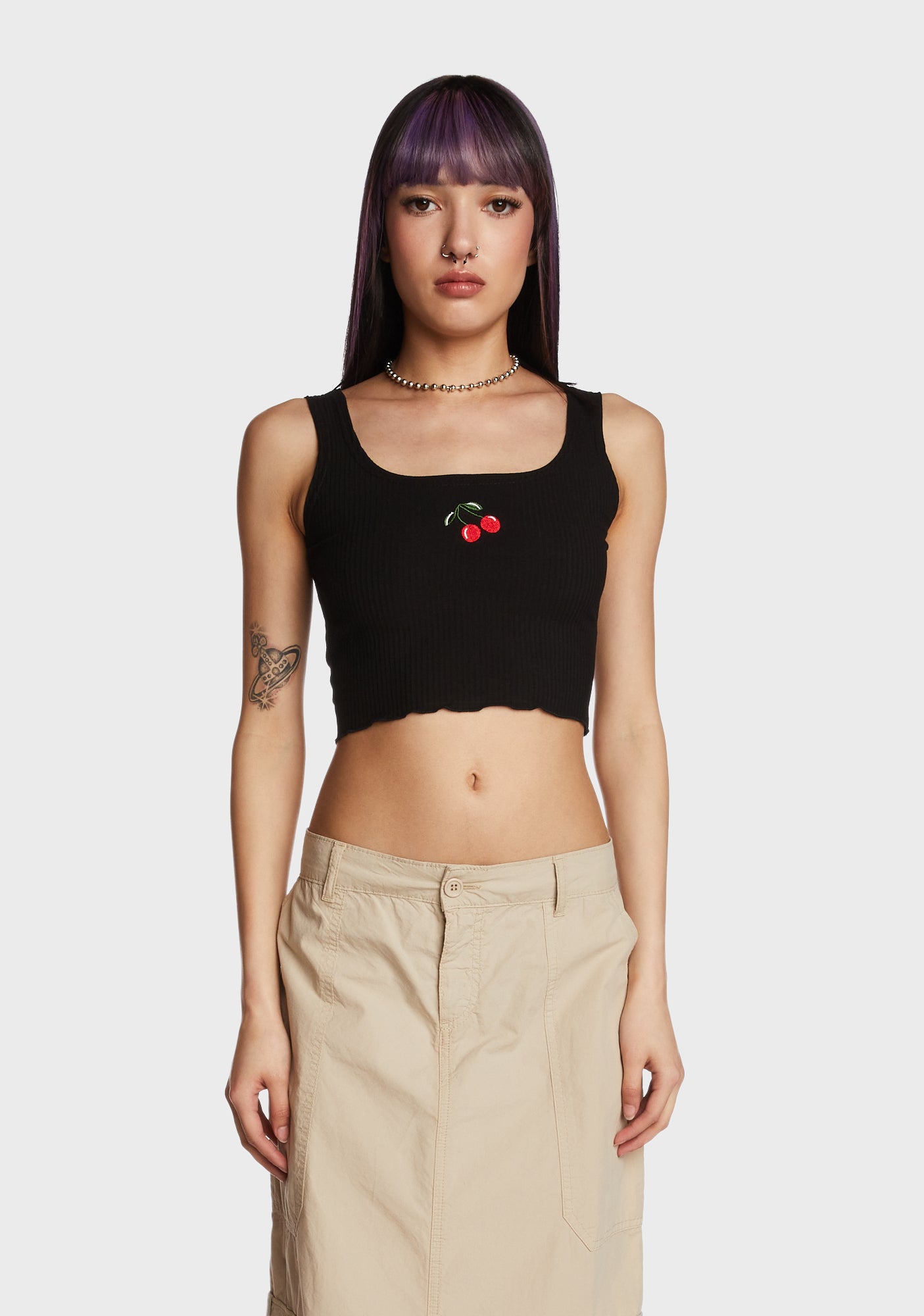 Custom Checkers Bomb TNT Fire Sweetheart Crop Top with Strap main image 1