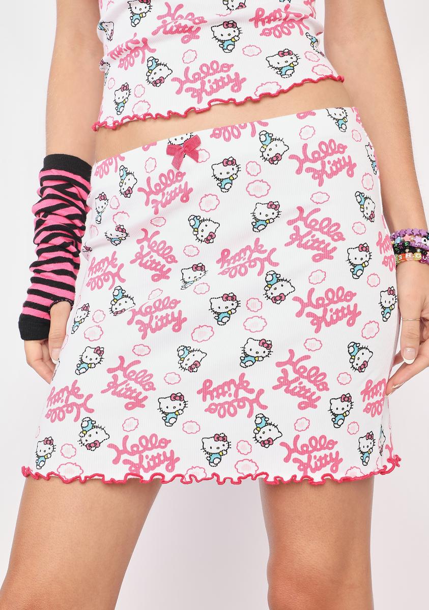 NGOrder Hello Kitty Print Co-Ord Mini Skirt - Multi – Dolls Kill