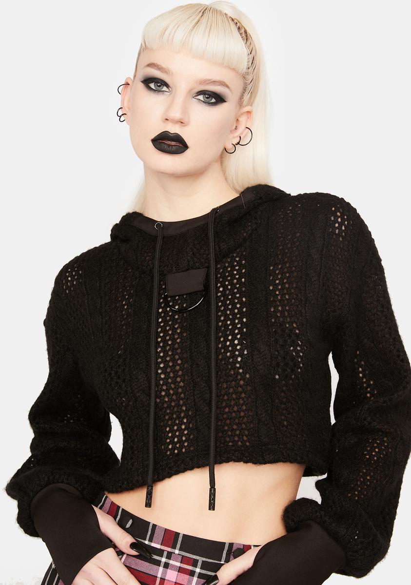 Dolls kill cropped hoodie sale