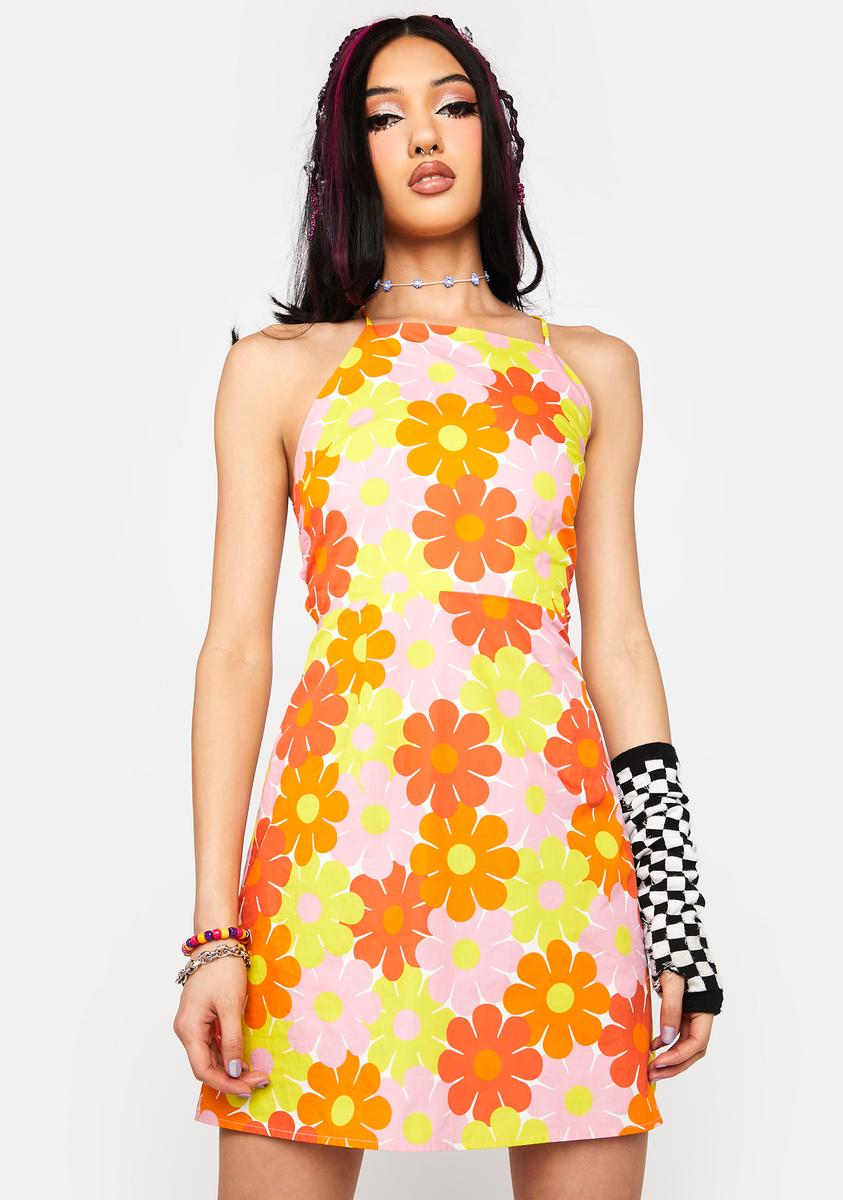 Glamorous Floral Print Mini Dress Glamorous Floral Print Mini Dress