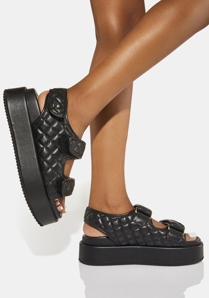 Buffalo Donna Scarpe JOY MSS SANDAL Nero Sandali con plateau, Nero , 42 EU : Buffalo