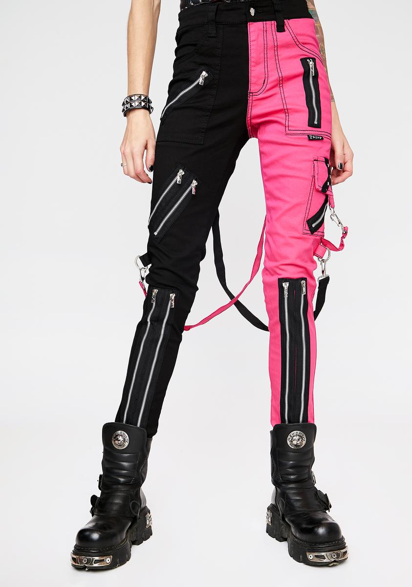 Tripp NYC Punk Parade Pants [Black/White]