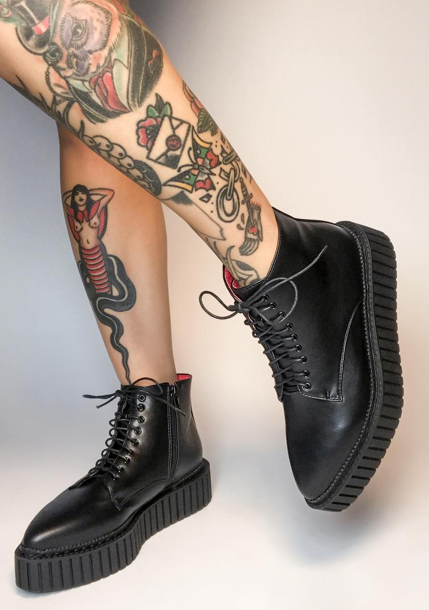 Platform Boots Creeper Combat Boots Eye Casbah Creeper Boot By