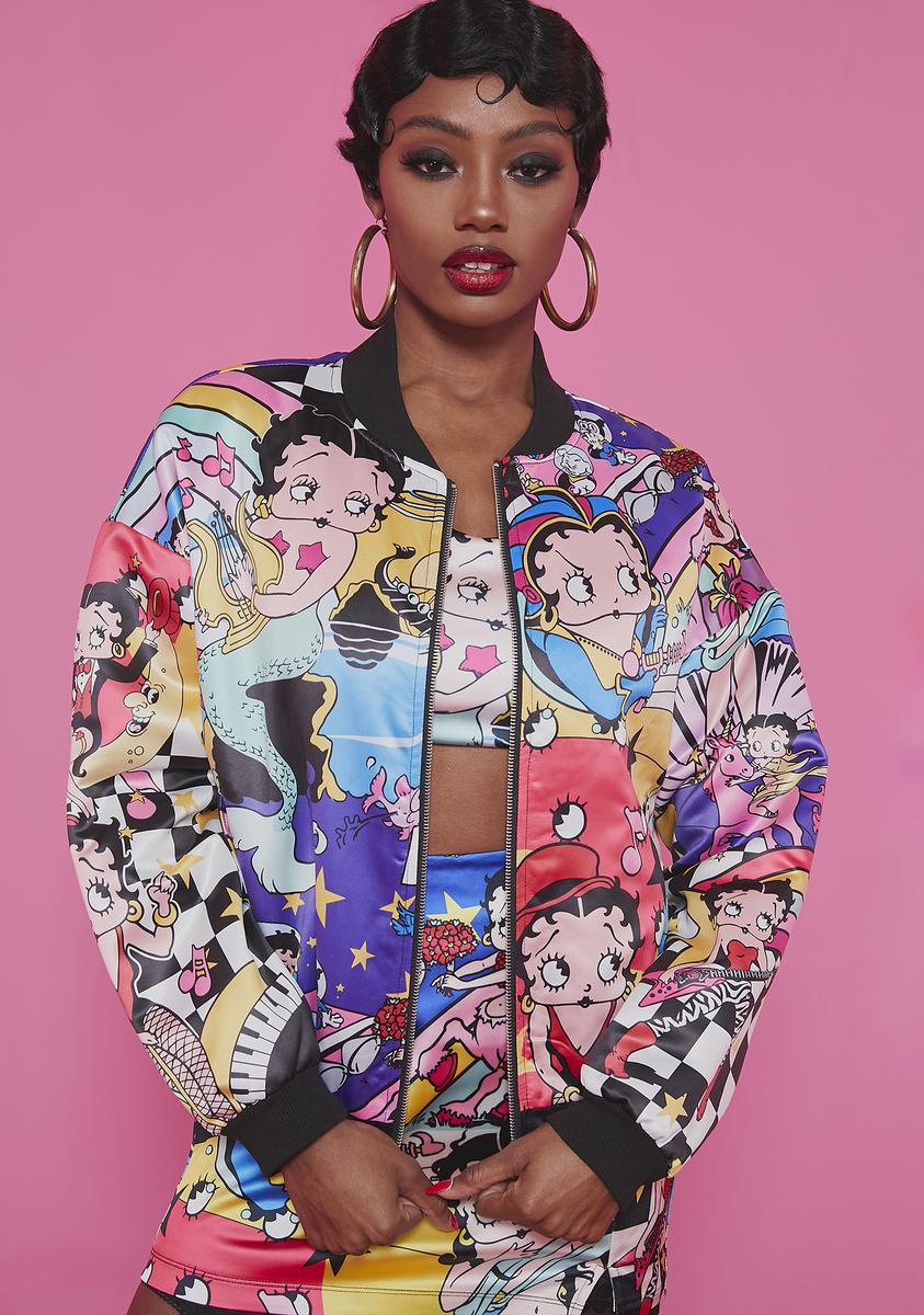 Betty boop bomber best sale jacket