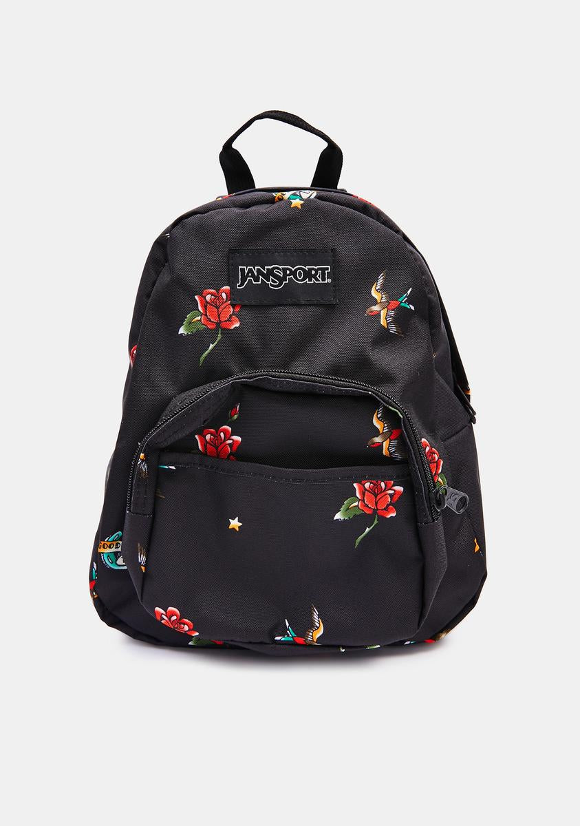 half pint ls mini backpack JanSport Tattoo Parlor Half Pint Mini Backpack – Dolls Kill