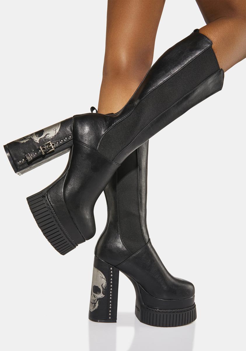 lamoda knee high boots