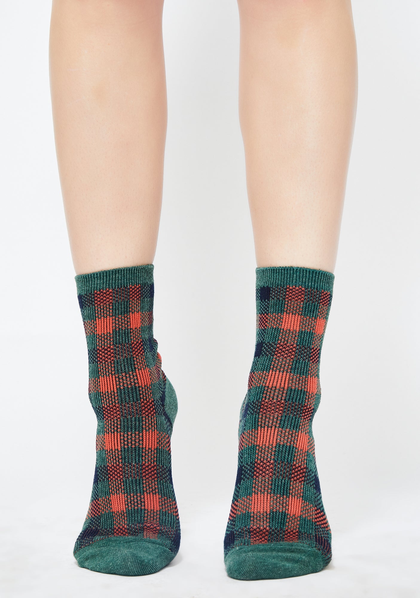 Lush Teenage Tycoon Plaid Socks Dolls Kill