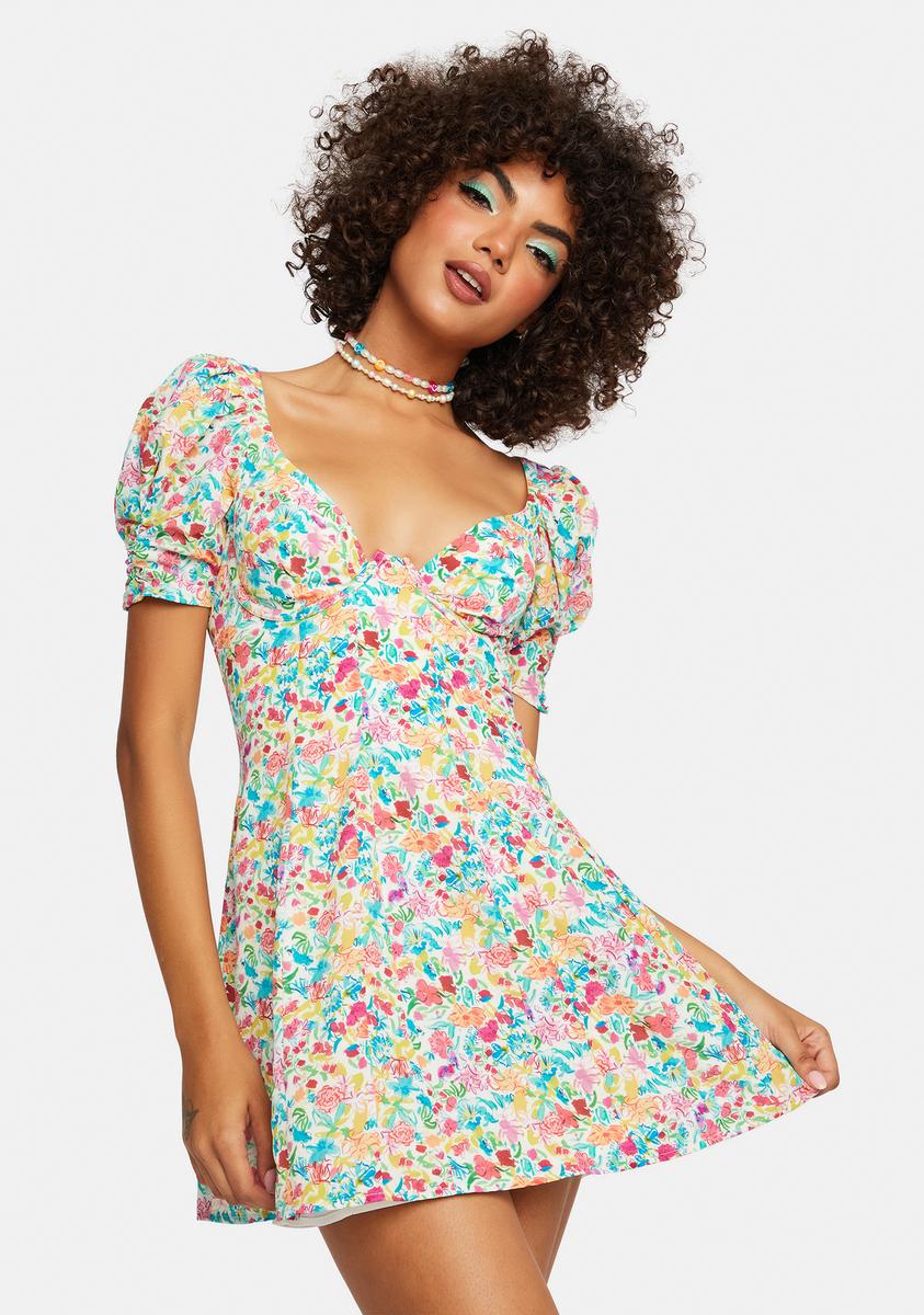 claude mini dress The Good Journey Ruffled Strap Minidress - Black/ Tan