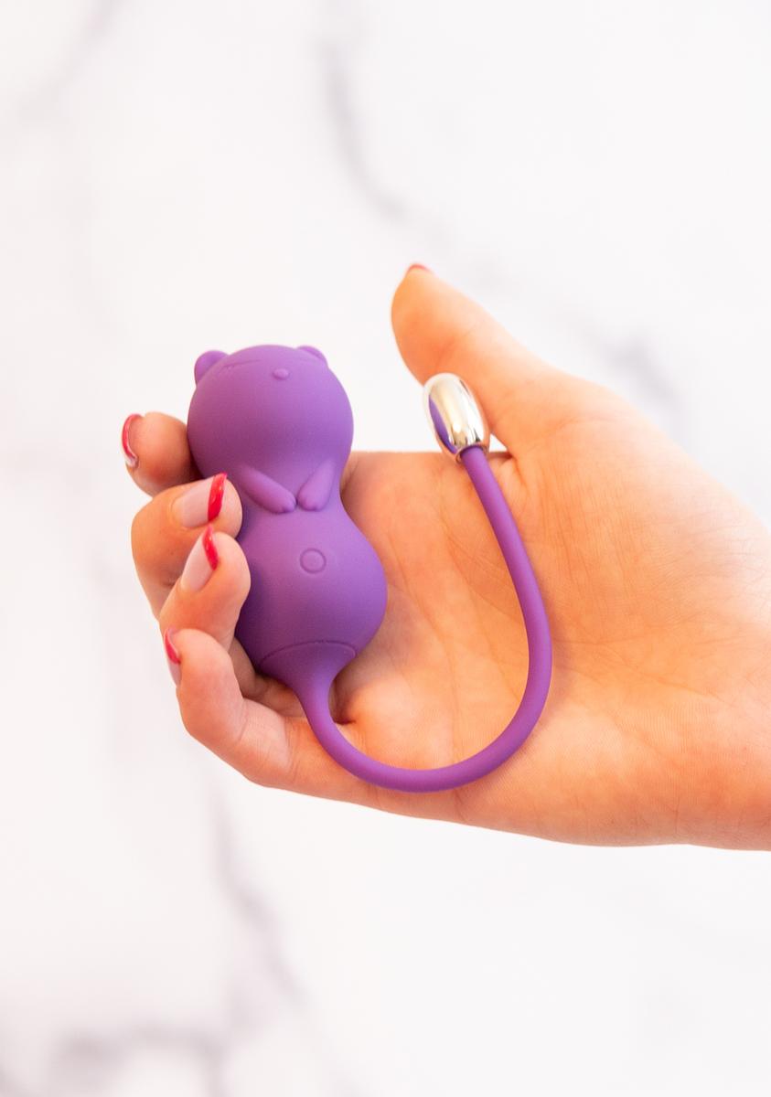 Emojibator Paula Kitty Cat Kegel Ball Remote Control Vibrator – Dolls Kill
