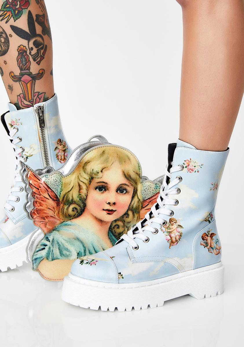 Angel combat boots outlet