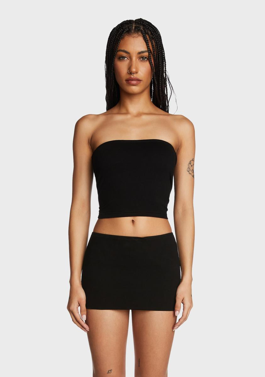 Edikted Mini Low Rise Skirt - Black Edikted Mini Low Rise Skirt - Black