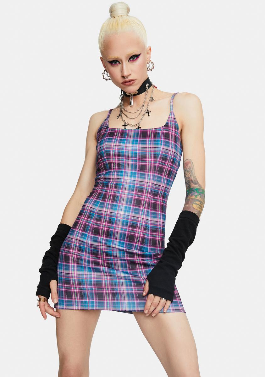 Plaid Bodycon Dress