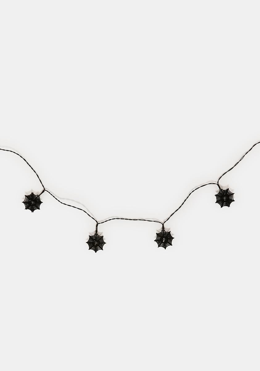 Dolls Home Spiderweb String Lights - Black