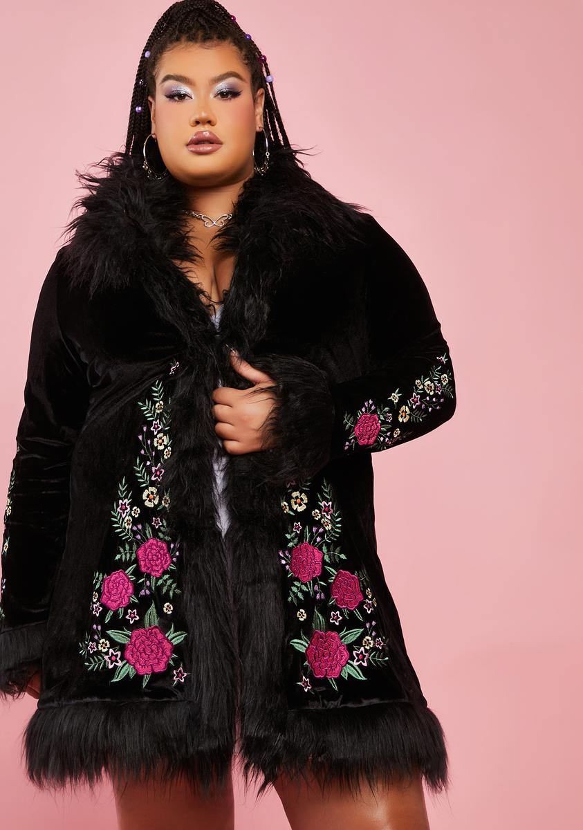 Plus Size Velvet Coat Black Victorian Velvet Jacket In Plus Size