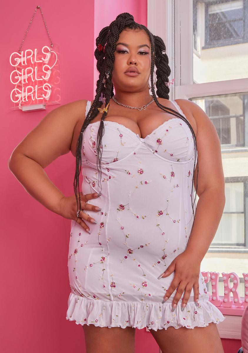 plus size mini slip dress Kilo Brava