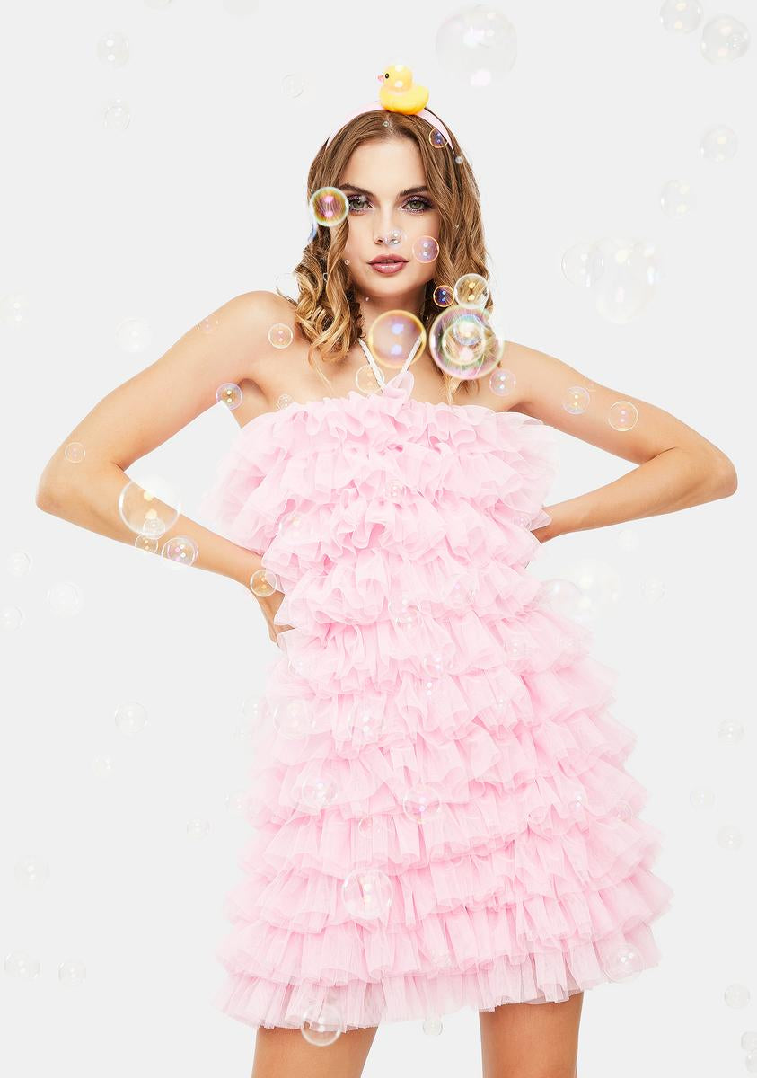 pink loofah dress I call this my pink loofah dresswith pockets.