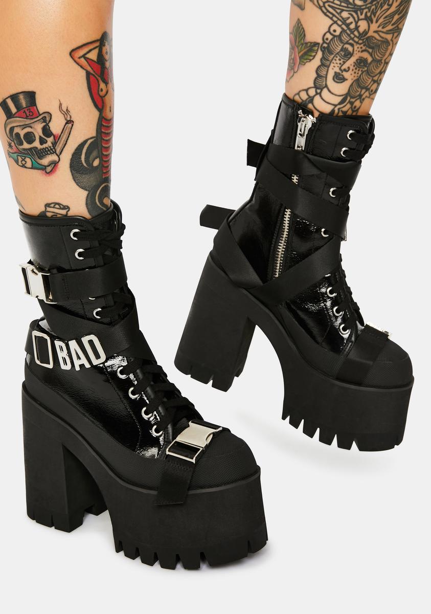 Dolls kill poster girl boots 2025