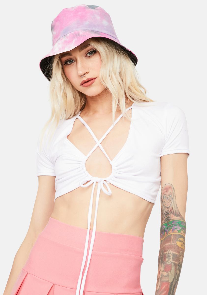 keyhole crop top