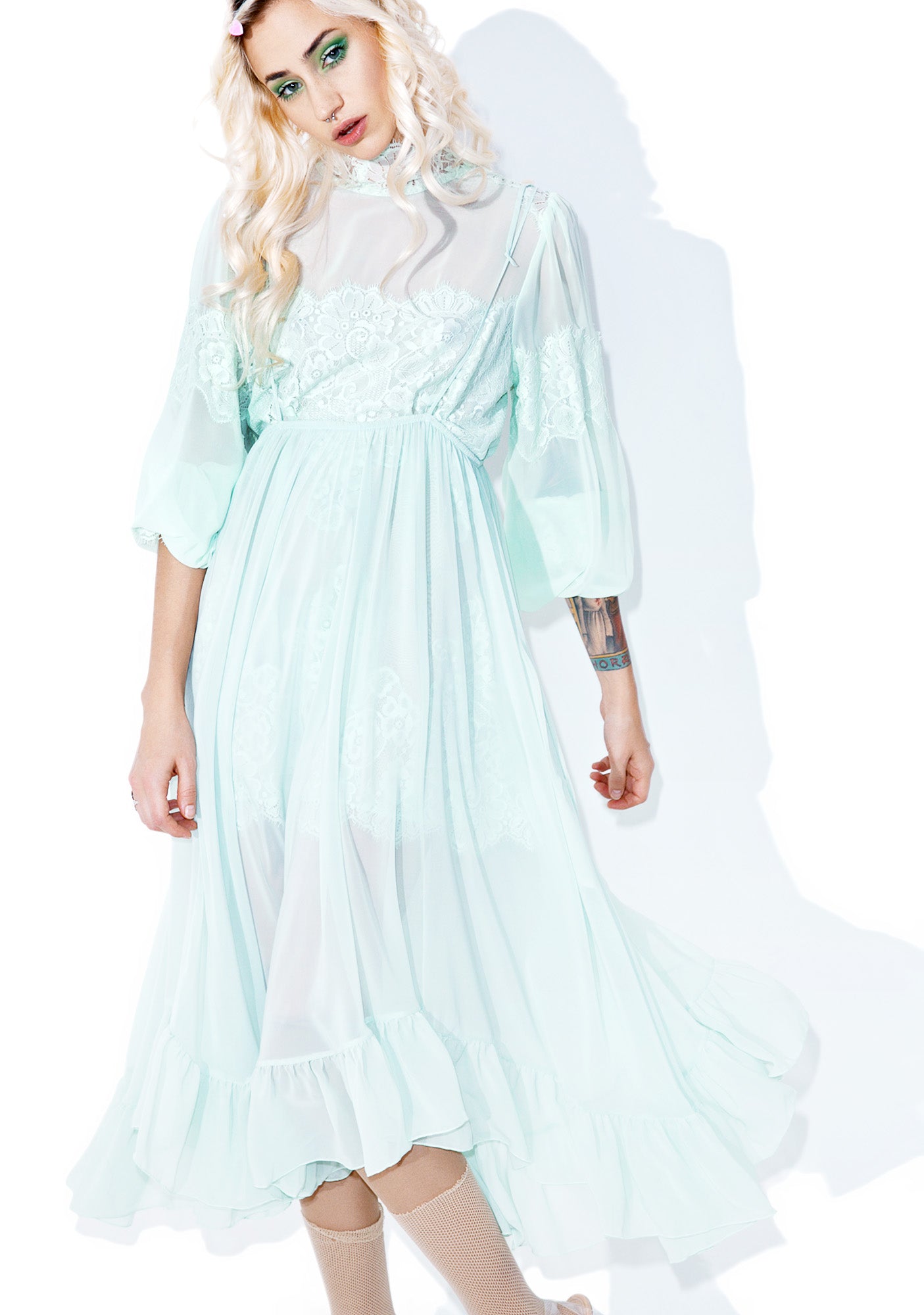 Comin' Full Circle Slip Dress Dolls Kill