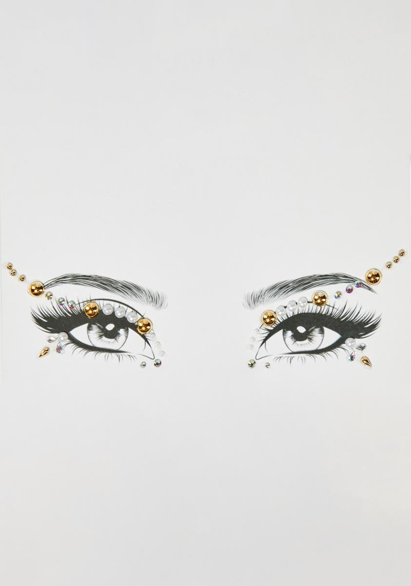 Jewel Eye Gems Gold Dolls Kill