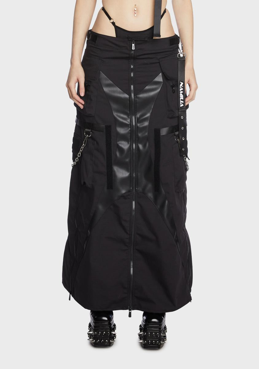 パンツ opium demon long skirt Over The Moon Skirt – Hell Bunny