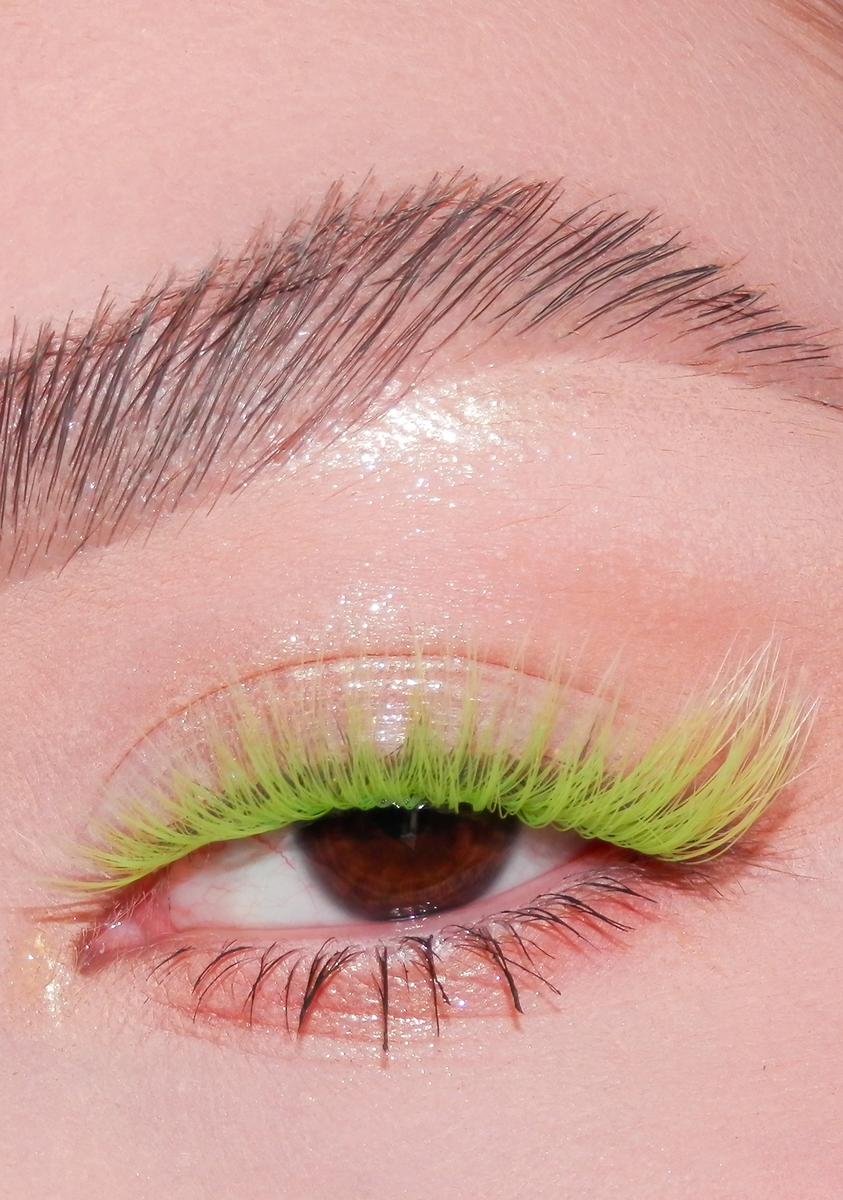 Green eyelashes deals