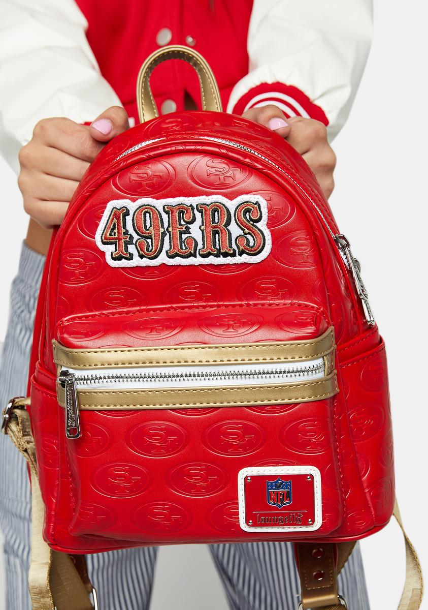 Loungefly NFL 49ers Printed Mini Backpack Dolls Kill Loungefly NFL 49ers Printed Mini Backpack Dolls Kill