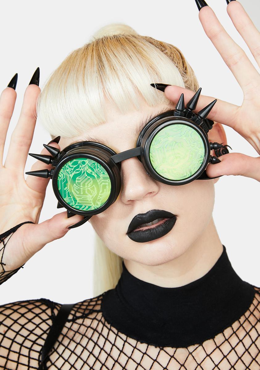 spiked goggles Cyberdog Spiked Kaleidoscope Goggles
