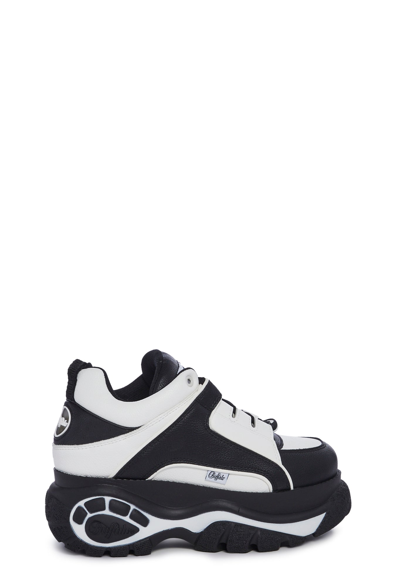 White buffalo clearance platform sneakers