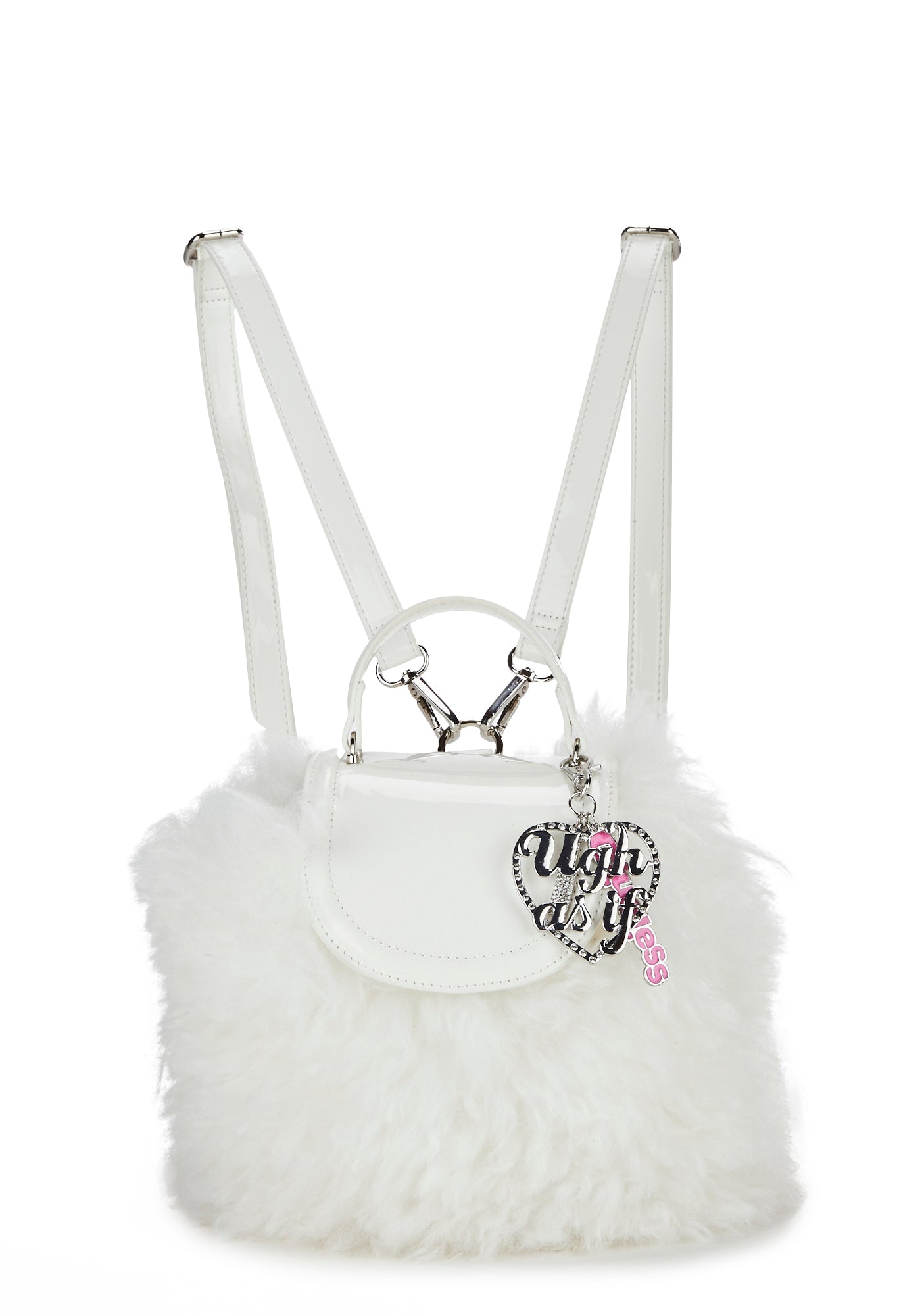 Cher Horowitz White Furry Backpack Adult Clueless Cher Red Dress Costume Clueless Costumes Adult Womens XS Cher Horowitz White Furry Backpack Adult Clueless Cher Red Dress Costume Clueless Costumes Adult Womens XS