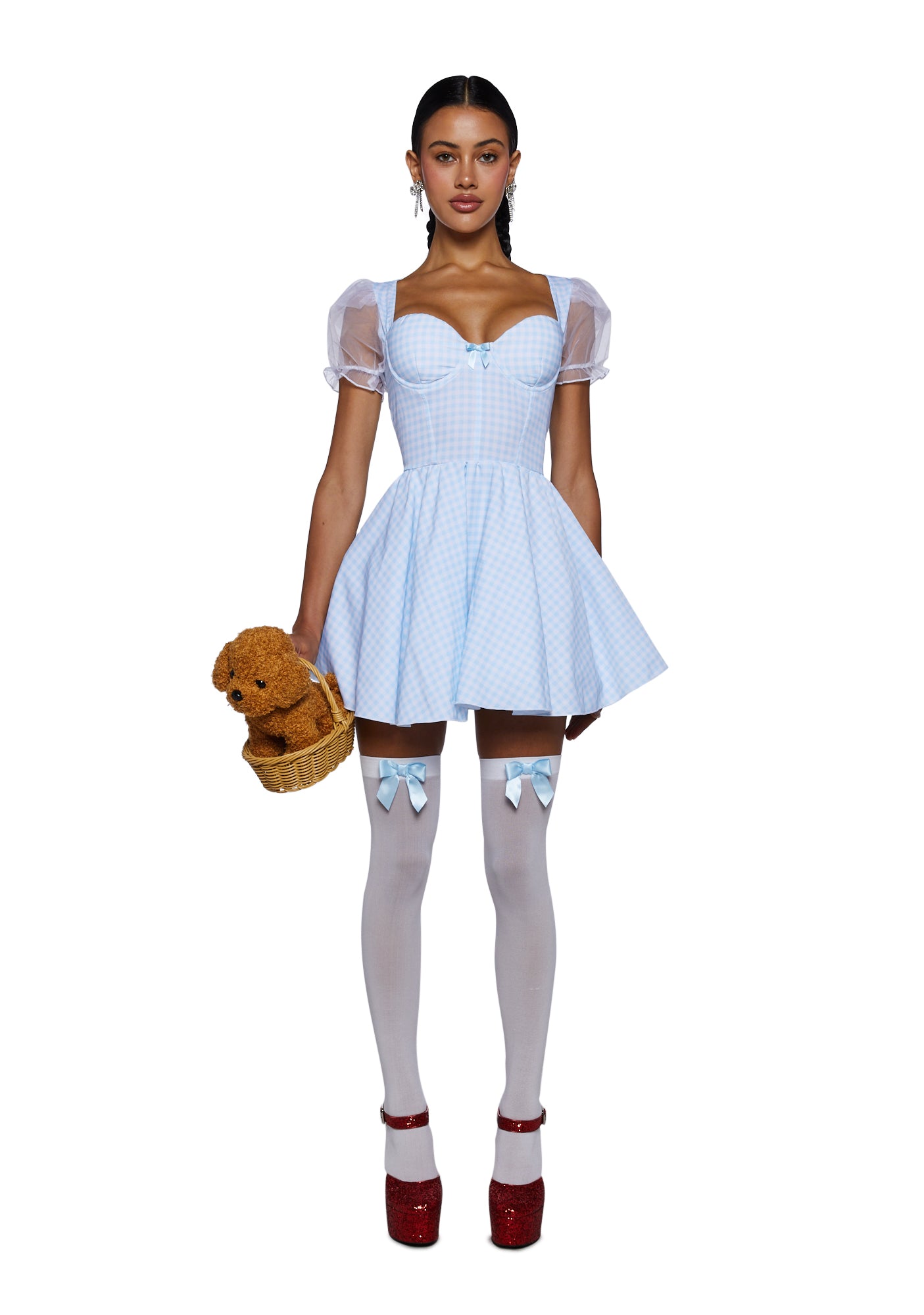 Trickz N' Treatz Kansas Girl Dorothy Costume Set - Multi