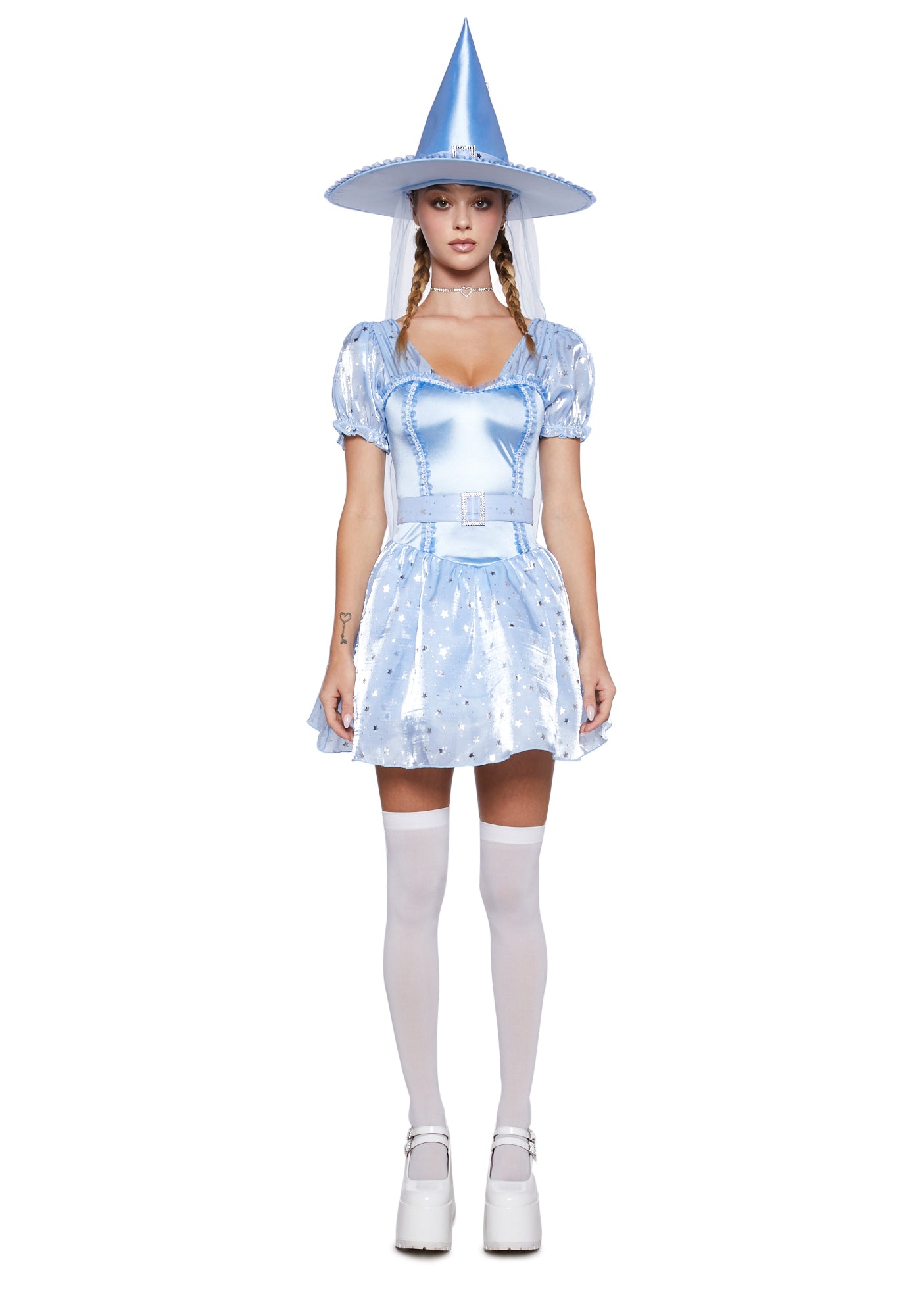 Glitter Witch Sexy Womans Halloween Costume Costume - Blue Dolls Kill Glitter Witch Sexy Womans Halloween Costume Costume - Blue Dolls Kill