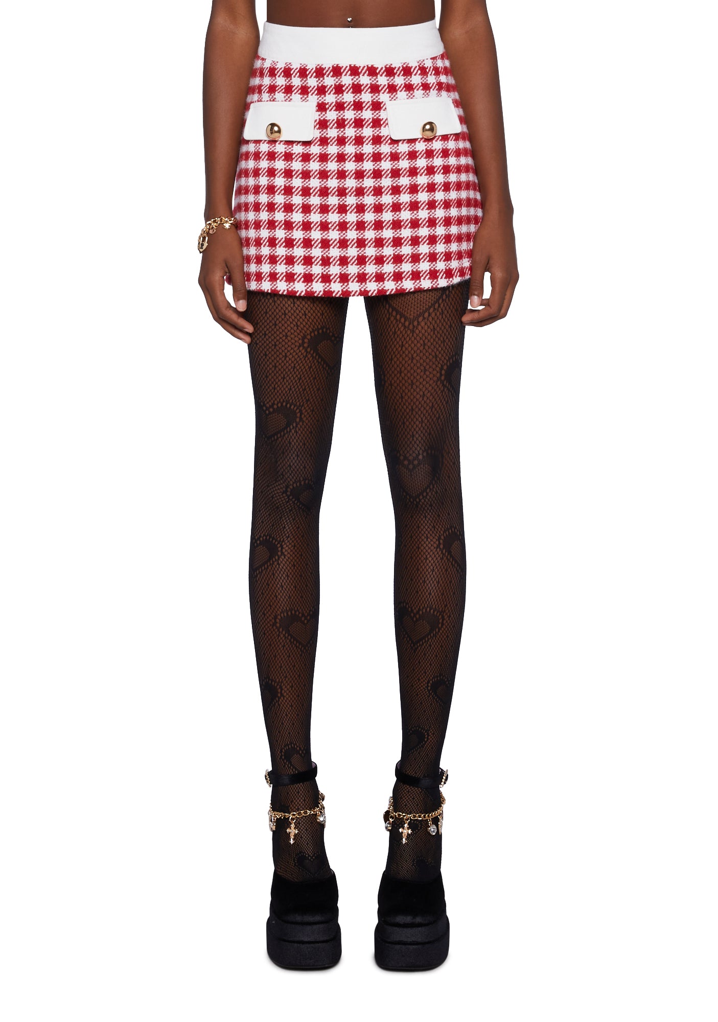 Christmas plaid 2025 skirt dolls kill