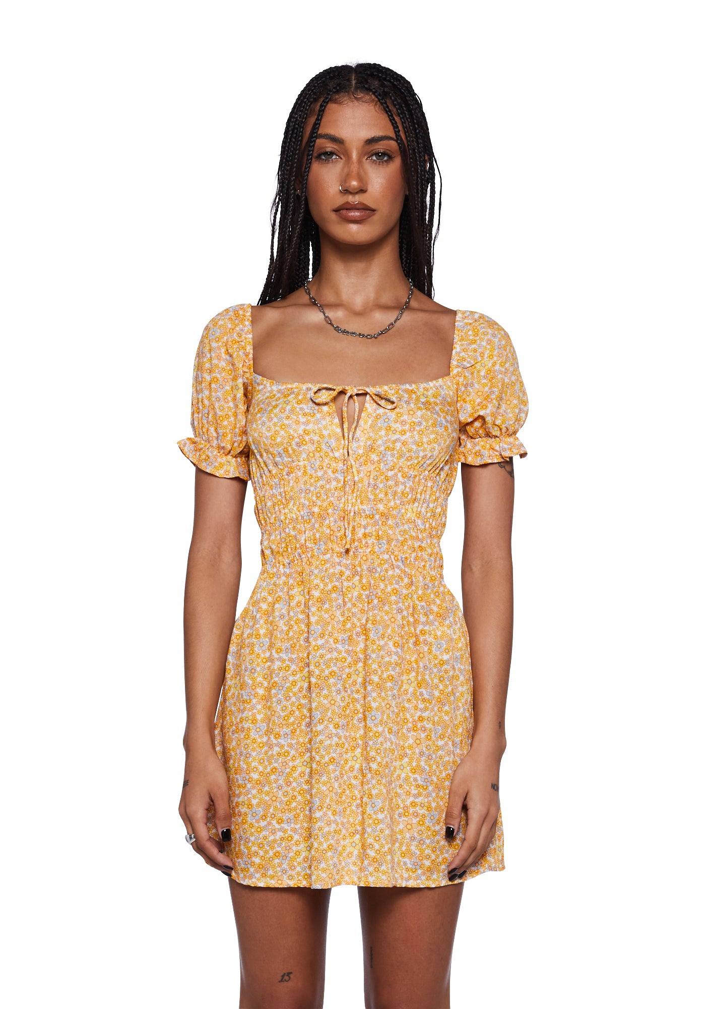 on ファッション andmary Fur pocket mini dress