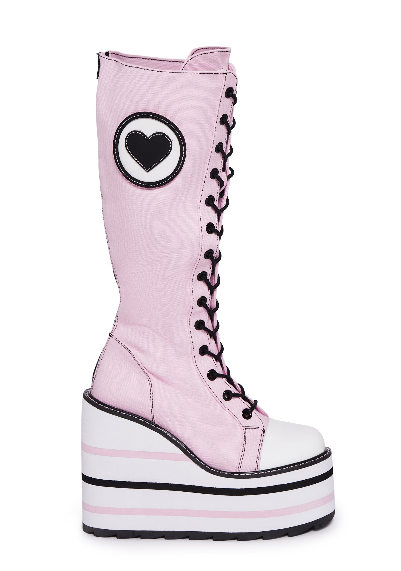 White and hot sale pink boots
