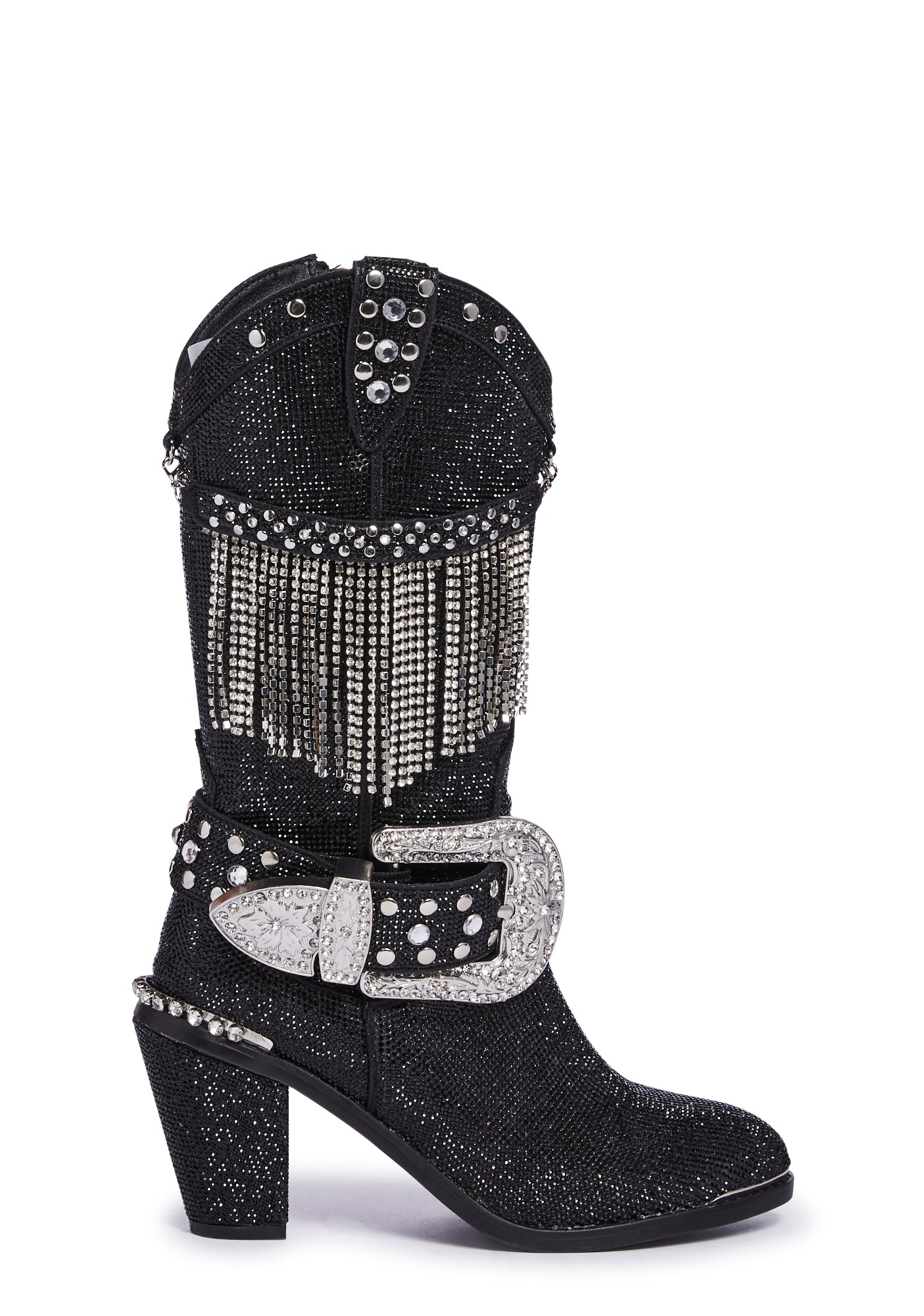 Dolls kill shop rhinestone boots