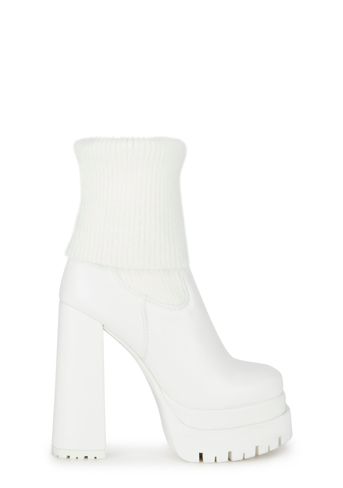 Simmi Platform Boots White
