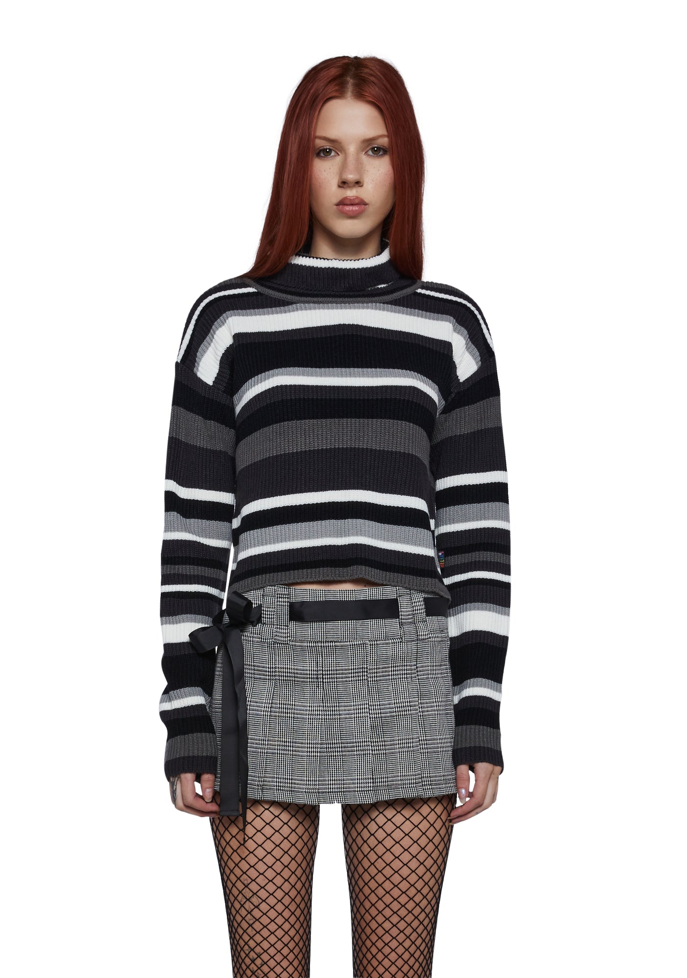 Delias Turtleneck Sweater Black Dolls Kill