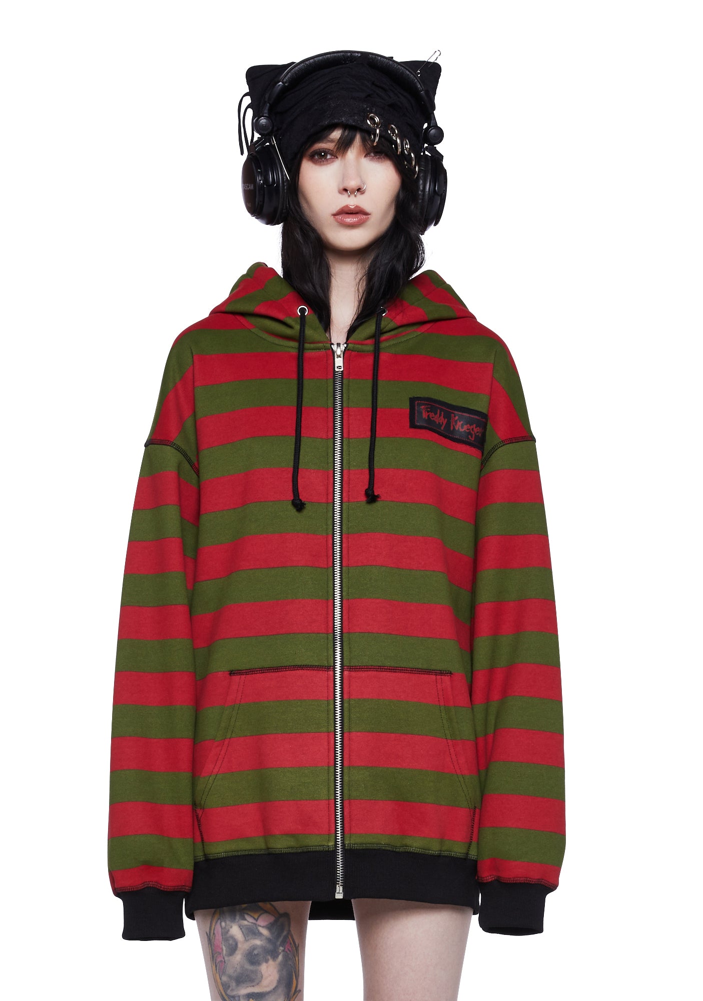 Horror zip up hoodies clearance
