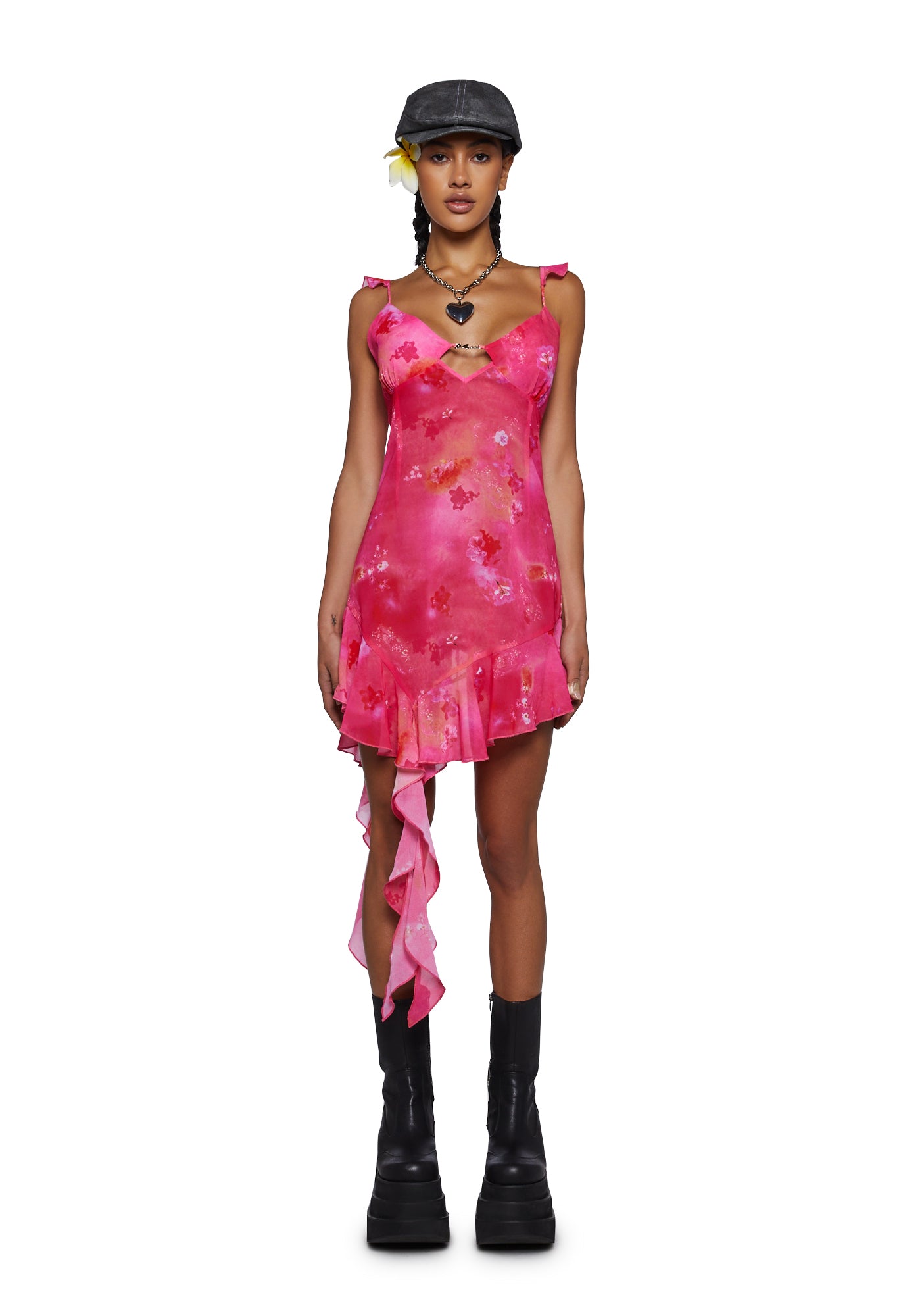 elsie and fred pink dress Thirsty Glitter Cami Mini Dress